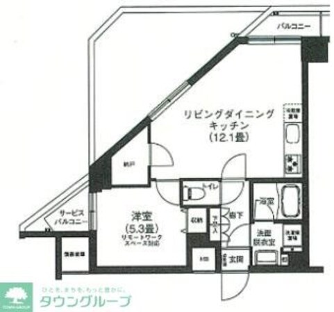 アイルプレミアム押上ノルドの物件間取画像